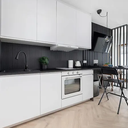 Black And Grey For 2 People In Center By Renters Apartment