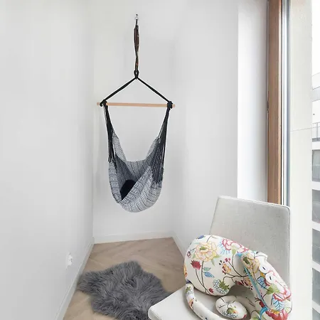 Black And Grey For 2 People In Center By Renters Apartment Lublin